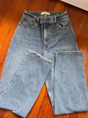 Abercrombie & Fitch Women's Curve Love 90s Straight